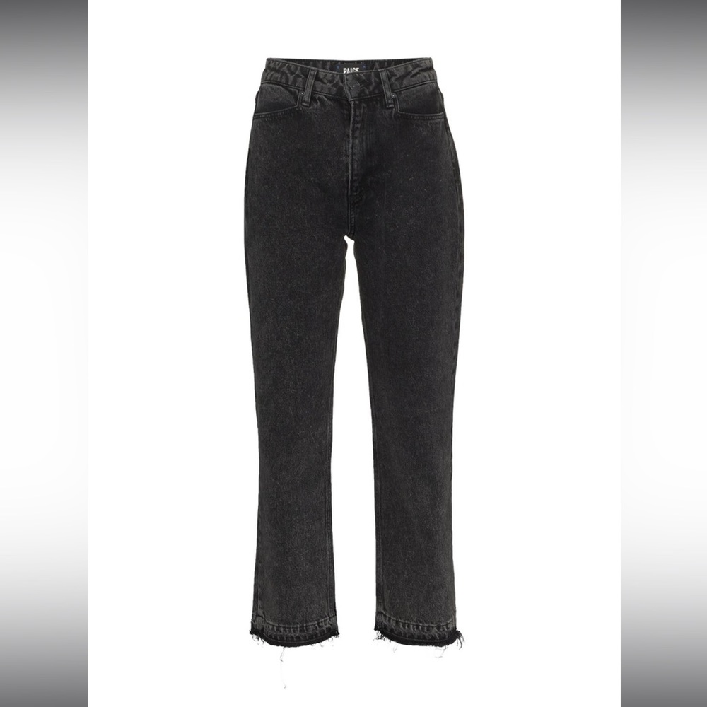 Paige Denim Sarah Straight Ankle Jeans Undone Hem Priscilla Deconstructed NWT - Picture 15 of 16